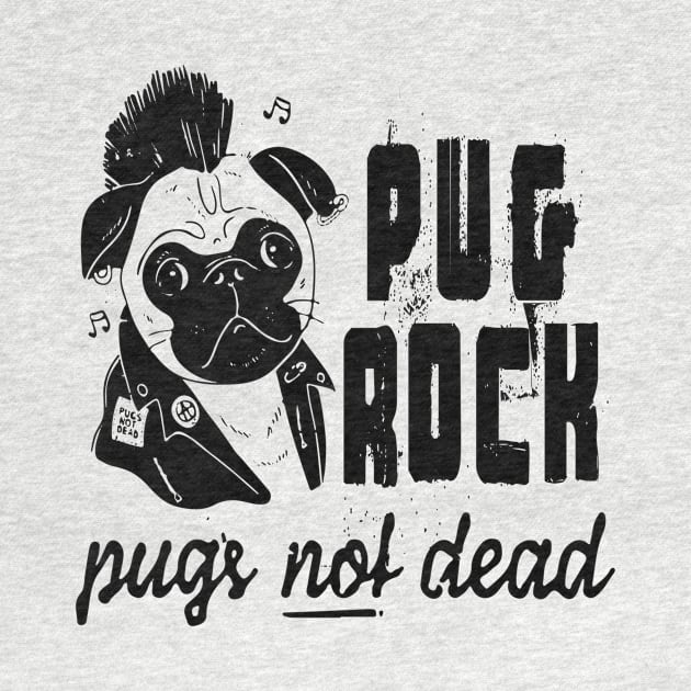 Pug Rock by IvaNova78